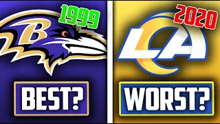 The 5 BEST NFL Logo Changes...And The 5 Absolute WORST Of All-Time