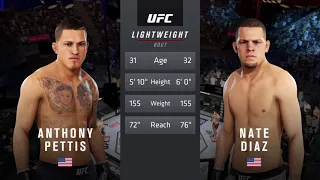 UFC  3 Nate Diaz vs Anthony Pettis