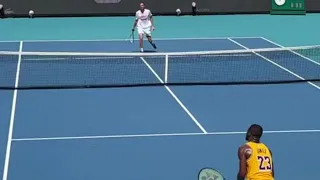 Daniil Medvedev & Frances Tiafoe Practice Miami Open 2022 Court Level View Highlights |HD|