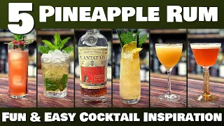 5 EASY Rum Cocktails at Home - Plantation Stiggins Fancy Pineapple Rum