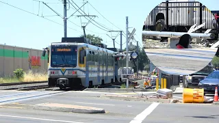 Bradshaw Road Railroad Crossing Signal Taken Out & New Being Built, SACRT, Rancho Cordova CA 5-27-24