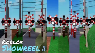 Roblox Belgian Railroad Crossings / Belgische Spoorwegovergangen | #ROBLOX SHOWREEL 3