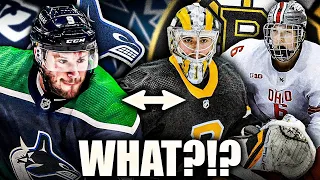 BRUINS PACKAGE For JT Miller? Vancouver Canucks, Boston Bruins Trade Rumors & News (Swayman, Lohrei)