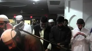 Sh Hashim Abbasi leads Isha Salat during Khattam ul Quran