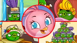 Angry Birds Stella - All Bosses (Boss Fight)