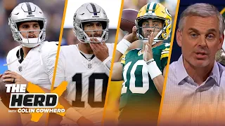 Will Jordan Love live up to preseason hype, Jimmy G or Aidan O'Connell for Raiders QB1? | THE HERD