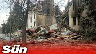 Mariupol theatre brutally bombed killing 'at least 300 people' in Ukraine