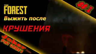 СРОЧНО!!! КРУШЕНИЕ САМОЛЕТА первый взгляд The Forest Прохождение #1