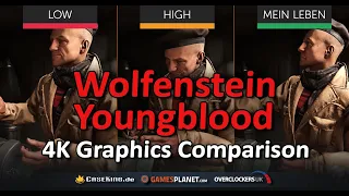 Wolfenstein Youngblood Graphics Comparison Mein Leben VS High VS Low | PC | 4K UHD