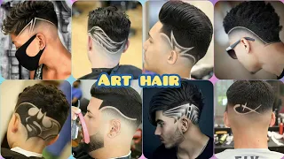 HAIRCUT WITH LINES/STRIPES 2021 ART HAIRCUT FOR MENS HAIRCUT WITH LINES