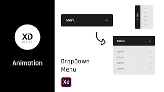 Dropdown Menu Animation | In Adobe XD | Tutorial | XD Design