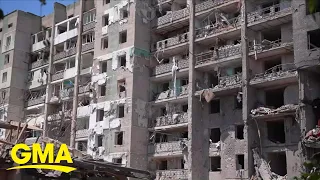 Russian missile strike on apartment building kills at least 17 l GMA