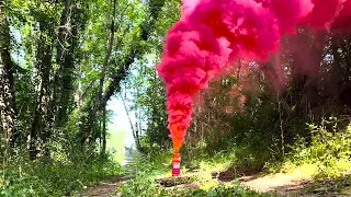 Fumigène en pot ROUGE d'une durée de 2 minutes | France Effect