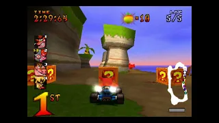 Crash Team Racing PS1 Gameplay (no commentary)