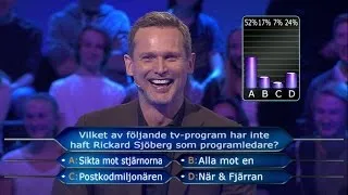 Publikens miss får Rickard Sjöberg att skratta  - Postkodmiljonären (TV4)