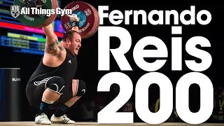 His First 200kg Snatch in Competition! Fernando Reis at 2017 World Weightlifting Championships