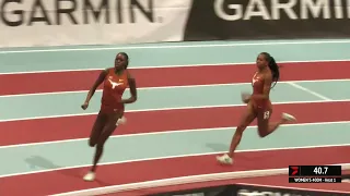 Texas' Rhasidat Adeleke THROWS DOWN #3 NCAA 400m All-Time, Right Behind Ellis & McLaughlin!