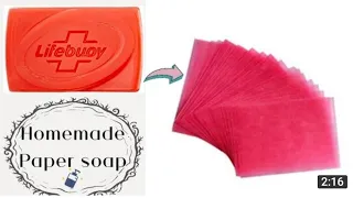 How to make tissue paper soap//homemade tissue paper soap //by Princess art and craft 🤩 🎨