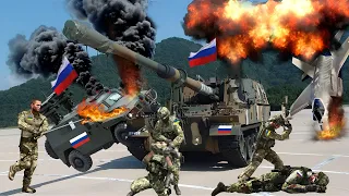 Russia In Fear! America's Advanced Super Weapons Destroy Russia's Ground Defenses - Arma3