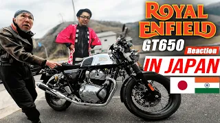 Japanese Riders reacts to GT 650 II Indian in Japan II