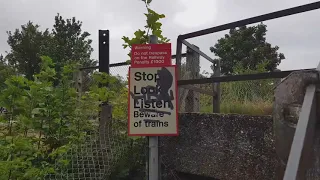 London's only level crossing on foot