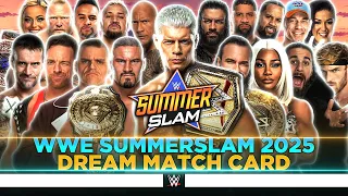 WWE SummerSlam 2025 - Dream Match Card