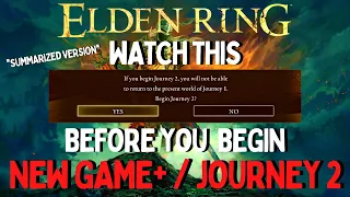 BEFORE You Begin Journey 2 / New Game Plus Checklist | Elden Ring