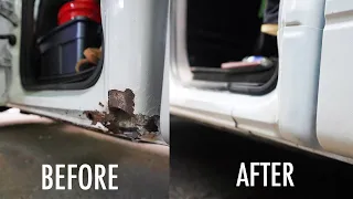 Quick fix Rust Repair on my Truck (Rocker and Cab Corners)