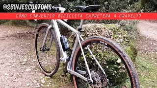 Cómo convertir Bicicleta Carretera en Gravel??