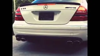 E55 AMG with C63 AMG Mufflers