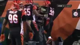 Bengals LB Vontaze Burfict Lays a Big Hit...On A Camera! | Browns vs. Bengals | NFL