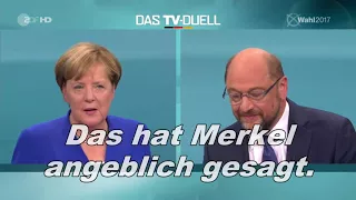 Maut-Mogel-Merkel 2017 vs. 2013. LIAR!