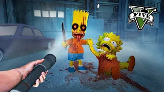 BUSCANDO a *BART.EXE* en GTA 5 de Los Simpsons !! 😈🔪