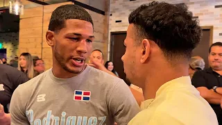 Elvis Rodriguez rolls up on Rolly Romero! Demands face off as team trolls him!