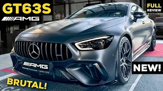 2023 Mercedes AMG GT 63 S 4 Door NEW FACELIFT BRUTAL Sound V8 FULL In-Depth Review Exterior Interior