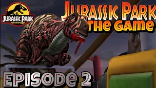 Dinosaurier auf der Achterbahn! Jurassic Park das Spiel ist so viel besser als #jurassicworld !
