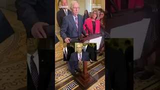 Sen. Mitch McConnell freezes, escorted away from news conference
