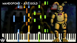 MandoPony - Just Gold | Piano + Cello + Drums Cover