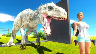 New INDOMINUS REX Escapes Enclosure - Animal Revolt Battle Simulator