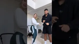 virginia e Zé Felipe dançando Senta Danada