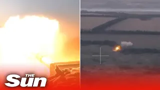 4th Tank Brigade of Ukraine destroys Russian dugouts