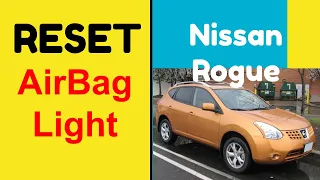 Nissan Rogue Airbag Light Reset - Simple NO tools needed