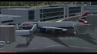 London Gatwick Intl (EGKK) to Ft Lauderdale Hollywood Intl (KFLL) FSX PMDG British Airways B777-200