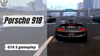 Porsche 918 Spyder | Ultra Realistic Graphics MOD | GTA 5 Gameplay