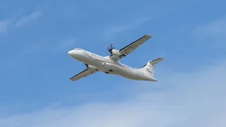 NEW AIRLINE | Lübeck Air ATR 72-500 Takeoff Stuttgart