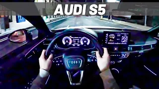 2022 Audi S5 Sportback | POV NIGHT DRIVE
