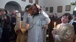 Рукоположение диакона Александра в священники (пресвитеры). Берлин, 2 марта 2014 года.