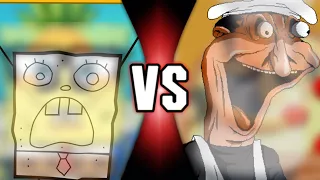 Doodlebob Vs Fake Peppino (SpongeBob SquarePants vs Pizza Tower) Fan Made Death Battle Trailer