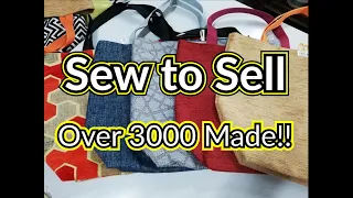 DIY Sew to Sell My Best Seller Over 3000 made Grocery Shopping Bag Upcycled Reclaimed Upholstery fab