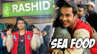 Famous Rashid Seafood Karachi | Dinner At Keemari Sea Food Street Rashid Sea Food | VLOG